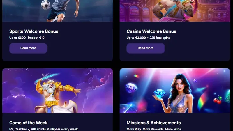 Casino Welkomstbonus bij NV Casino